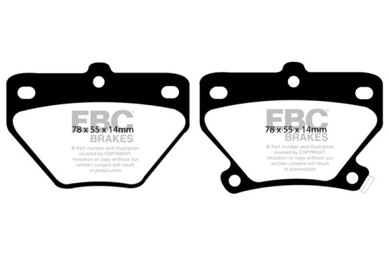 EBC 02-08 Pontiac Vibe 1.8 GT Yellowstuff Rear Brake Pads - Order Your Parts - اطلب قطعك
