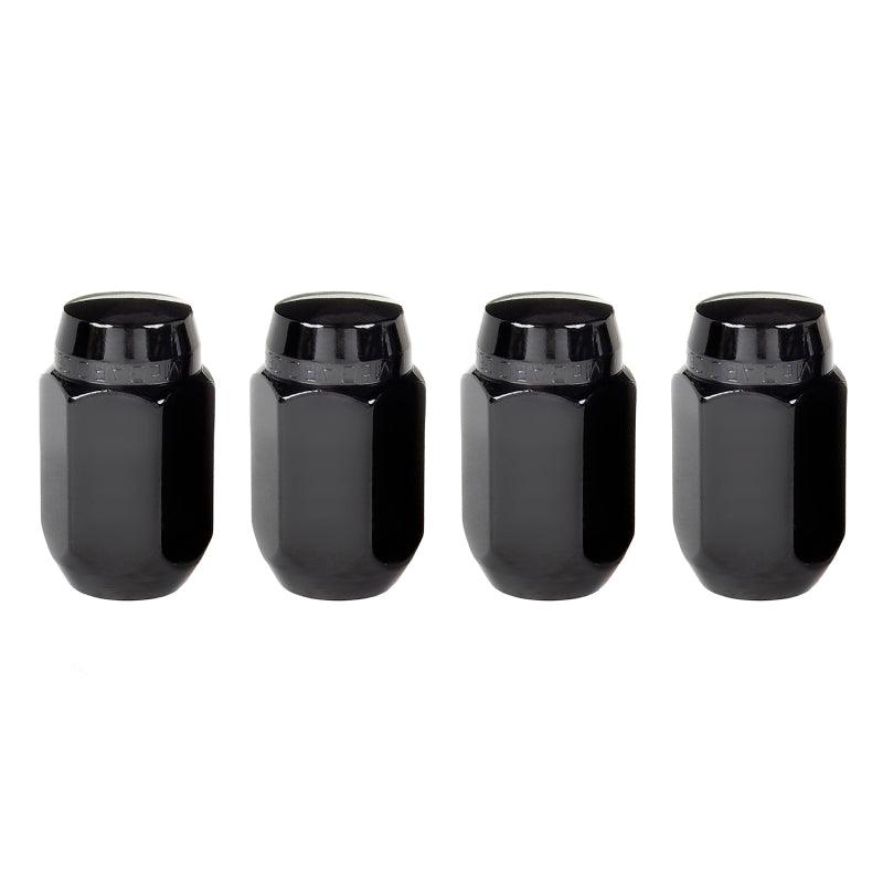 McGard Hex Lug Nut (Cone Seat) M14X1.5 / 22mm Hex / 1.635in. Length (4-Pack) - Black - Order Your Parts - اطلب قطعك