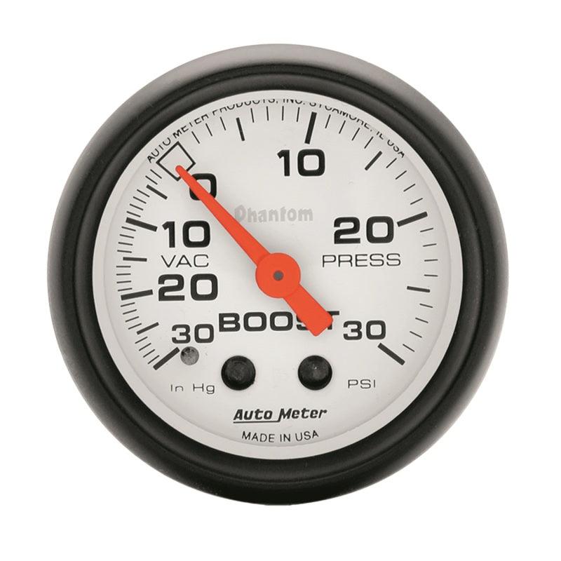 Autometer Phantom 52mm 30 PSI Mechanical Boost Gauge - Order Your Parts - اطلب قطعك