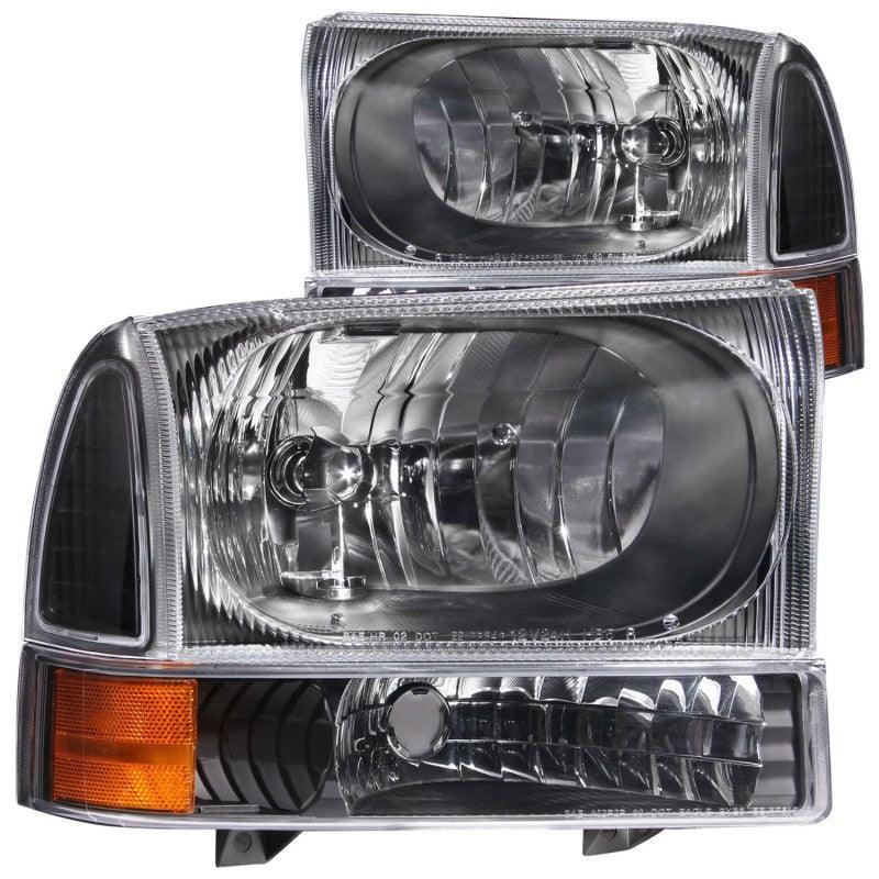 ANZO 2000-2004 Ford Excursion Crystal Headlights Black - Order Your Parts - اطلب قطعك
