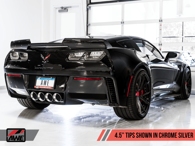 AWE Tuning 14-19 Chevy Corvette C7 Z06/ZR1 (w/o AFM) Touring Edition Axle-Back Exhaust w/Chrome Tips - Order Your Parts - اطلب قطعك