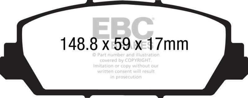 EBC 12+ Acura RDX 3.5 Greenstuff Front Brake Pads - Order Your Parts - اطلب قطعك
