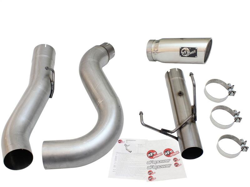 aFe MACHForce XP Exhaust Large Bore 5in DPF-Back Alu. 13-15 Dodge Trucks L6-6.7L (td) *Polish Tip - Order Your Parts - اطلب قطعك