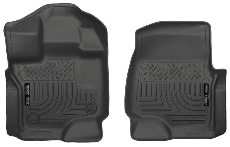 Husky Liners 15-23 Ford F-150 Super/Super Crew Cab WeatherBeater Black Front Floor Liners - Order Your Parts - اطلب قطعك
