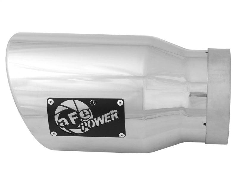 aFe Diesel Exhaust Tip Bolt On Black 5in Inlet x 7in Outlet x 12in - Right - Order Your Parts - اطلب قطعك