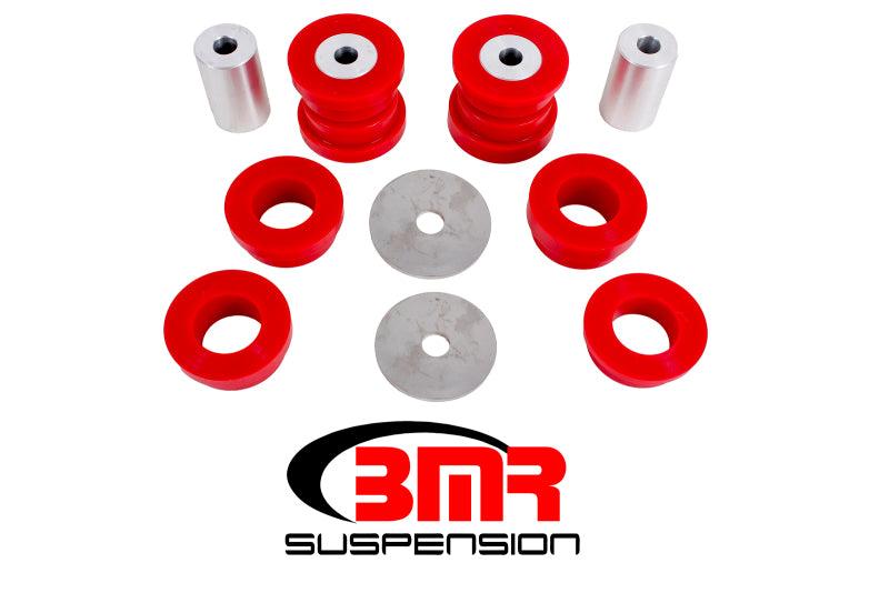 BMR 15-17 S550 Mustang Rear Cradle Bushing Kit (Polyurethane) - Red - Order Your Parts - اطلب قطعك
