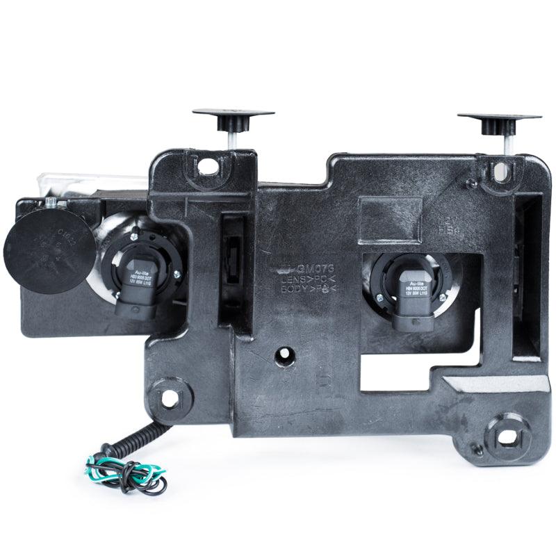 ANZO 1988-1998 Chevrolet C1500 Crystal Headlights Black w/ Low - Brow - Order Your Parts - اطلب قطعك