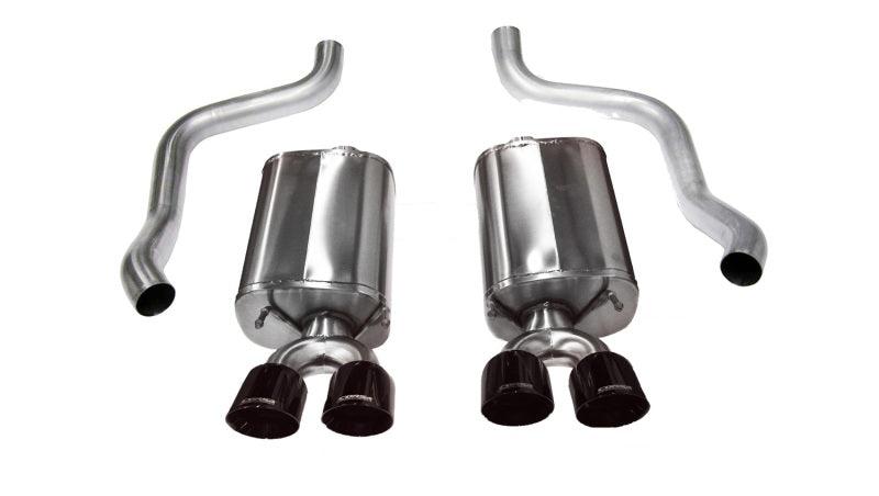 Corsa 09-13 Chevrolet Corvette C6 6.2L V8 Black Sport Axle-Back Exhaust - Order Your Parts - اطلب قطعك