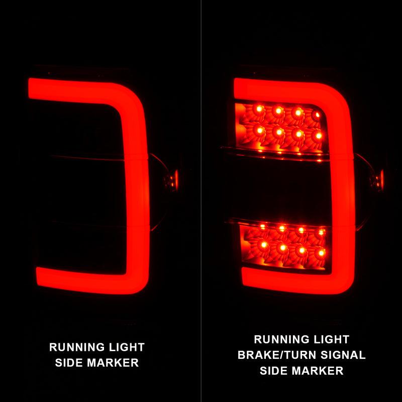 ANZO 2001-2011 Ford Ranger LED Tail Lights w/ Light Bar Black Housing Clear Lens - Order Your Parts - اطلب قطعك