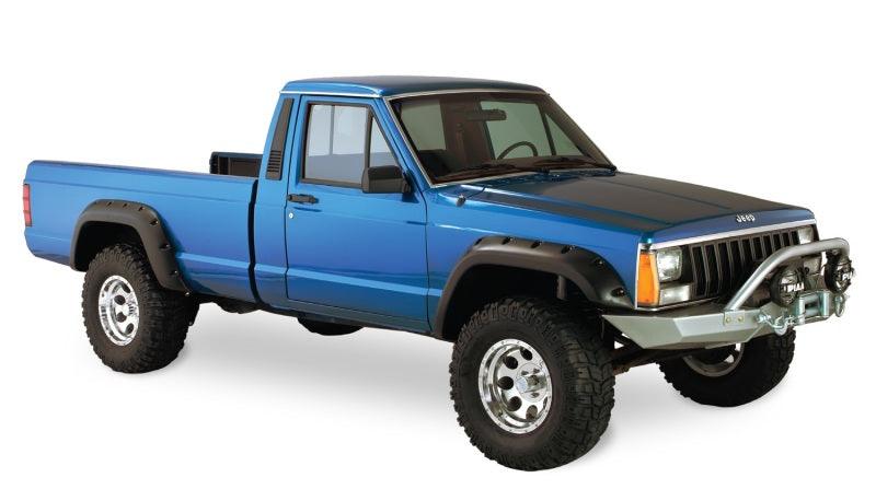 Bushwacker 84-01 Jeep Cherokee Cutout Style Flares 4pc Fits 2-Door Sport Utility Only - Black - Order Your Parts - اطلب قطعك
