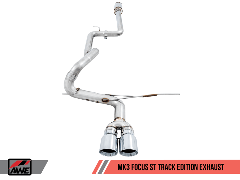 AWE Tuning Ford Focus ST Track Edition Cat-back Exhaust - Diamond BlackTips - Order Your Parts - اطلب قطعك