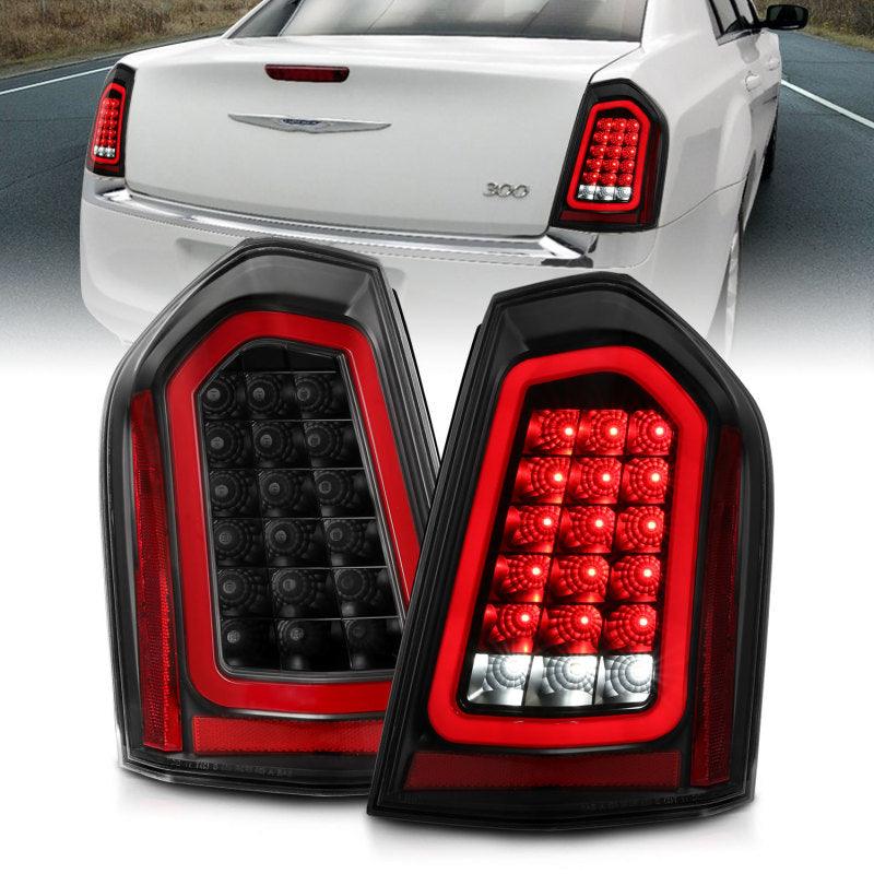 ANZO 11-14 Chrysler 300 LED Taillights Black w/ Sequential - Order Your Parts - اطلب قطعك
