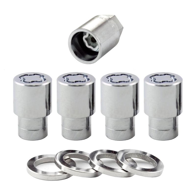 McGard Wheel Lock Nut Set - 4pk. (Reg. Shank Seat) M12X1.5 / 13/16 Hex / 1.38in. Length - Chrome - Order Your Parts - اطلب قطعك