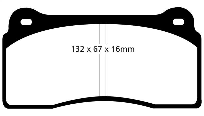 EBC 99-03 Aston Martin DB7 5.9 Redstuff Front Brake Pads - Order Your Parts - اطلب قطعك