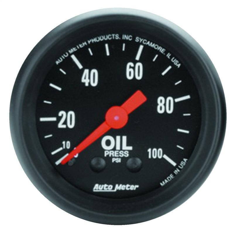 Autometer Z Series 52mm 0-100 PSI Mechanical Oil Pressure Gauge - Order Your Parts - اطلب قطعك