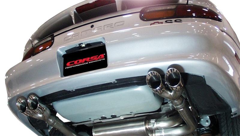 Corsa 98-02 Chevrolet Camaro Convertible Z28 5.7L V8 LS1 Polished Sport Cat-Back Exhaust - Order Your Parts - اطلب قطعك