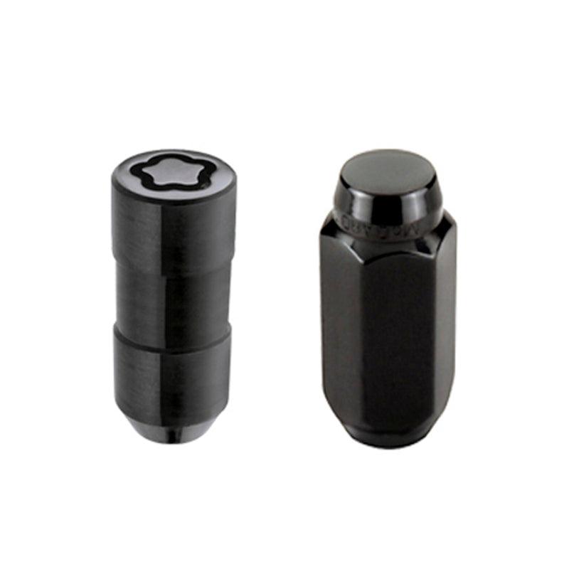 McGard 6 Lug Hex Install Kit w/Locks (Cone Seat Nut) M14X1.5 / 13/16 Hex / 1.945in. Length - Black - Order Your Parts - اطلب قطعك