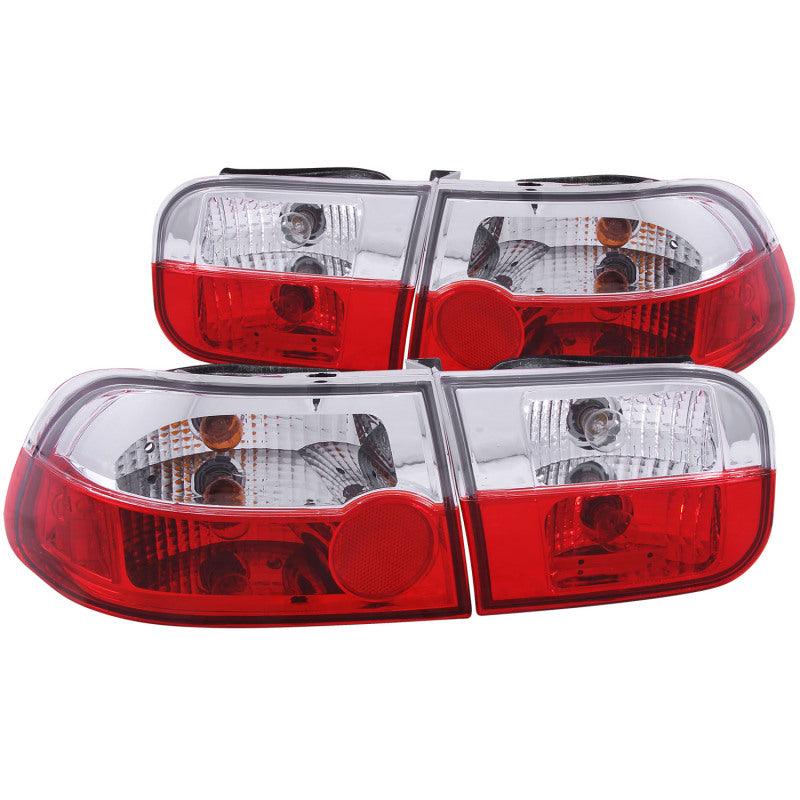 ANZO 1992-1995 Honda Civic Taillights Red/Clear - Order Your Parts - اطلب قطعك
