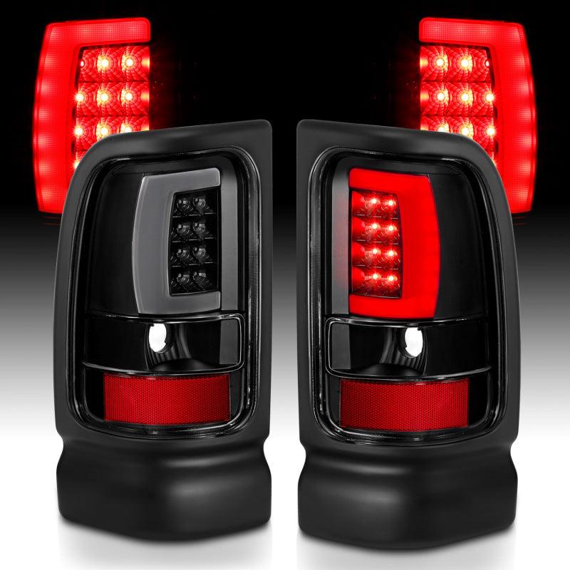 ANZO 1994-2001 Dodge Ram 1500 LED Taillights Plank Style Black w/Clear Lens - Order Your Parts - اطلب قطعك