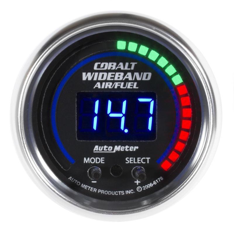 Autometer Cobalt 52mm Air/Fuel Ratio Pro Plus Digital w/ Peak & Warning Gauge - Order Your Parts - اطلب قطعك