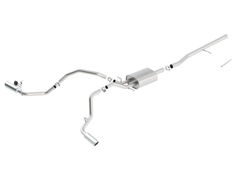 Borla 14 Silv/Sierra C/B Exh ATAK 1500 5.3L V8 AT/MT 2&4WD Ext Cab Split Side Exit - Order Your Parts - اطلب قطعك