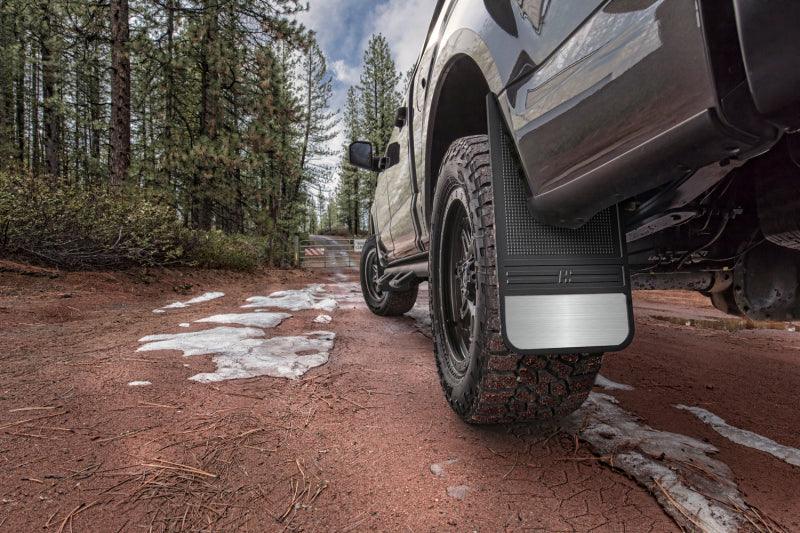 Husky Liners Universal 12in Wide Black Rubber Front Mud Flaps w/o Weight - Order Your Parts - اطلب قطعك