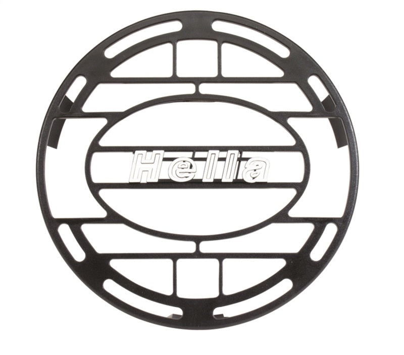Hella Stone Shield Round Plastic Black Hella Logo Light Cover (MOQ 10)