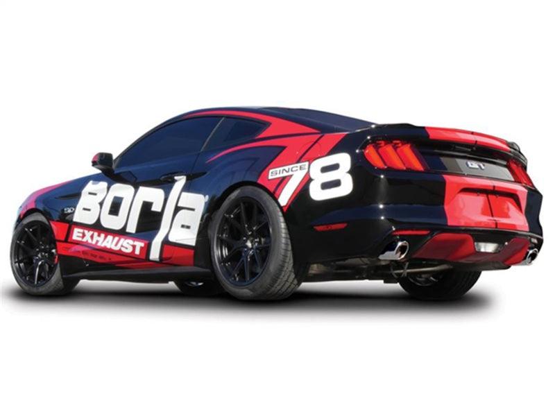 Borla Atak S Cat-Back 15-17 Ford Mustang GT 5.0L V8 MT/AT 2.5in pipe 4in tip - Order Your Parts - اطلب قطعك