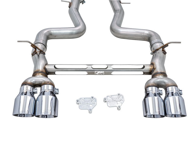 AWE Tuning BMW F8X M3/M4 Track Edition Cat-Back Exhaust - Diamond Black Tips