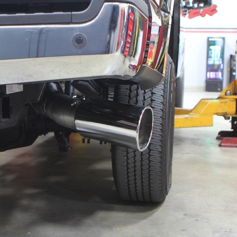 Banks Power 2017 Ford 6.7L 5in Monster Exhaust System - Single Exhaust w/ Chrome Tip - Order Your Parts - اطلب قطعك
