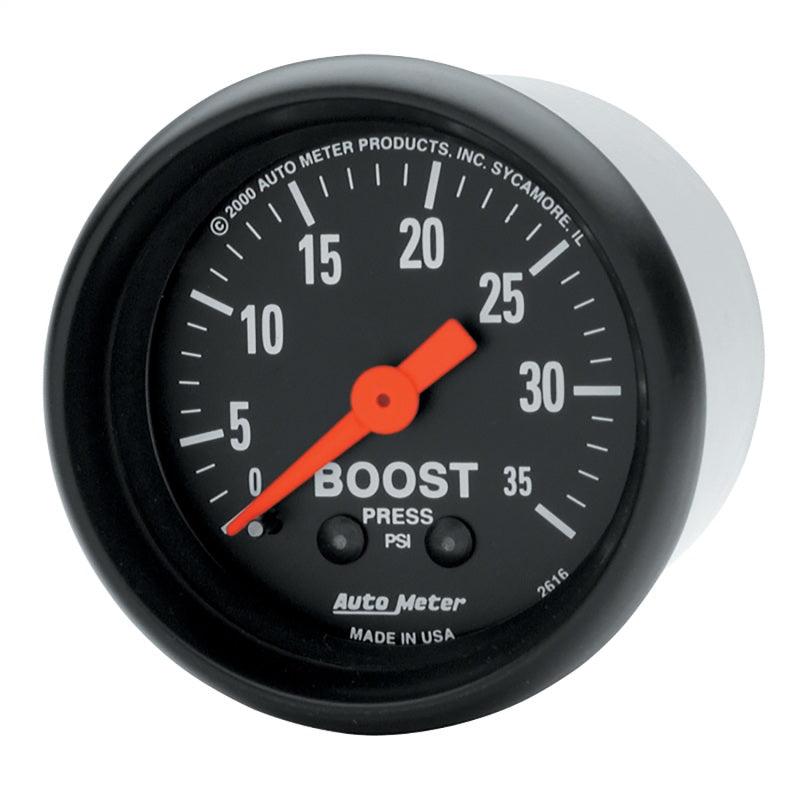 Autometer Z Series 52mm 0-35 PSI Mechanical Boost Gauge - Order Your Parts - اطلب قطعك