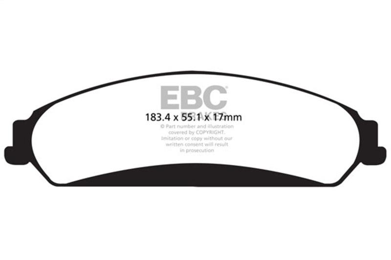 EBC 11+ Chrysler 300C 5.7 Yellowstuff Front Brake Pads - Order Your Parts - اطلب قطعك