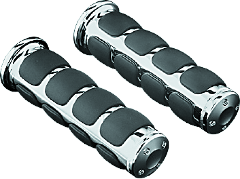 Kuryakyn ISO Universal Grips 1inch Bars Chrome
