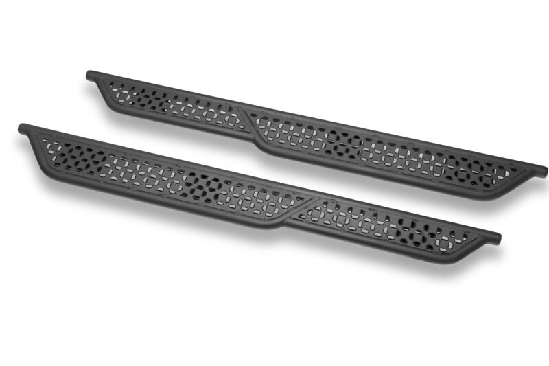 RealTruck 19-26 Chevy Silverado/GMC Sierra 1500 Crew Cab Growler Sport Running Boards - Tex. Black