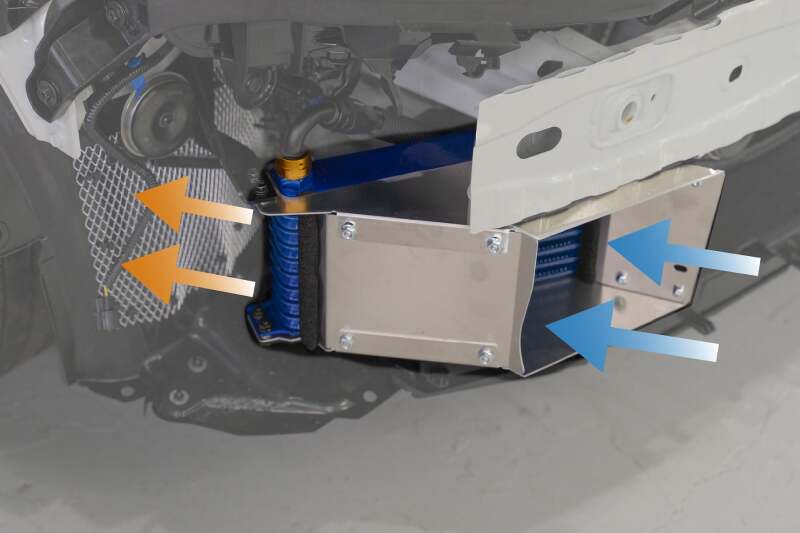 GReddy OIL COOLER KIT W/ FILTER RELOC 13-ROW CIRCUIT SPEC BNR34