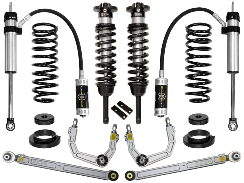ICON 03-09 Gx470 0-3.5in Stage 4 Suspension System w/ Billet Uca