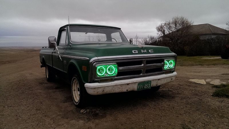 Oracle Pre-Installed Lights 5.75 IN. Sealed Beam - Red Halo
