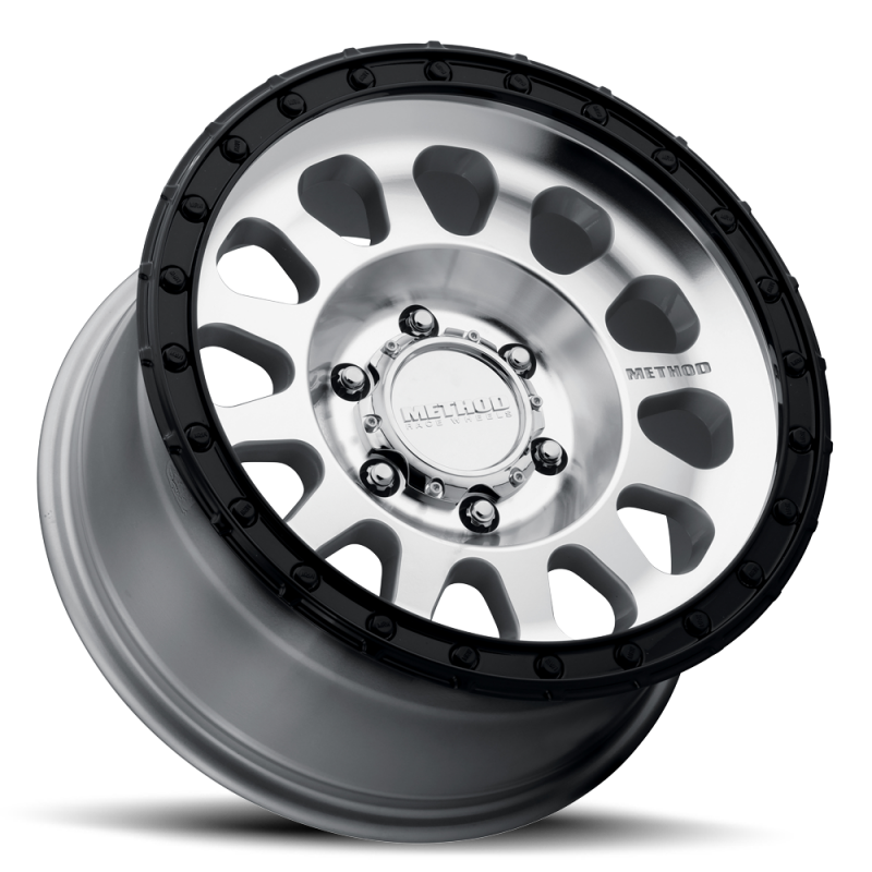 Method MR315 17x8.5 0mm Offset 8x170 130.81mm CB Machined Wheel - Gloss Black Lip