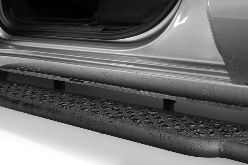 RealTruck 19-26 Chevy Silverado/GMC Sierra 1500 Crew Cab Growler Sport Running Boards - Tex. Black