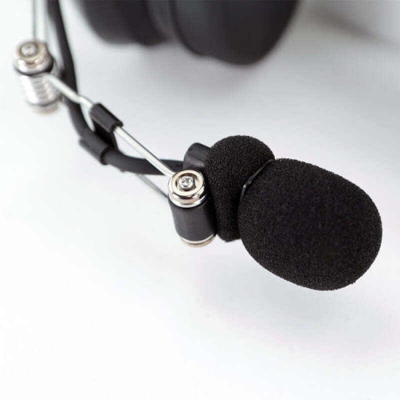 Rugged Radios H41 Behind the Head (BTH) Headset for 2-Way Radios - Carbon Fiber