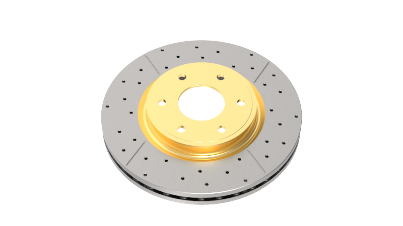 DBA 08-10 STi/2017 BRZ w/Perf. Pkg. Rear Dual-Drilled Street Series Rotor