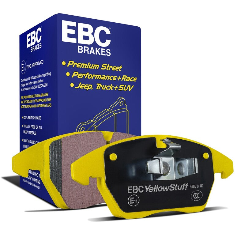 EBC 11+ Fiat 500 1.4 (ATE Calipers) Yellowstuff Rear Brake Pads