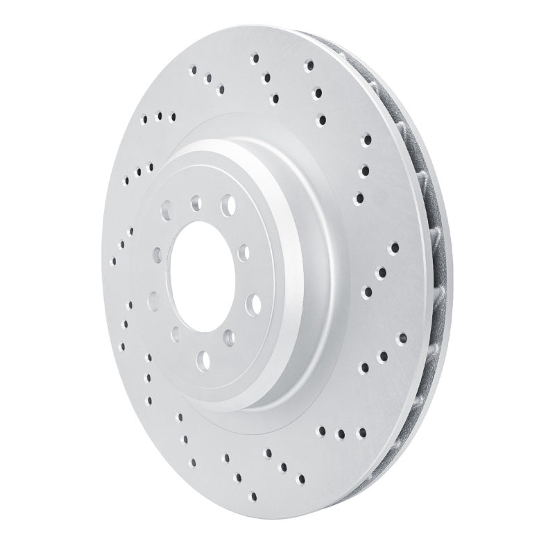 DFC 08-11 BMW 1 Series M Front Right Drilled Hi-Carbon Alloy Geomet Coated Rotor