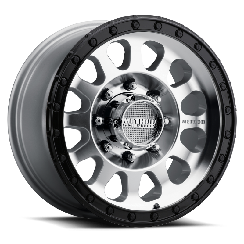 Method MR315 17x8.5 0mm Offset 8x170 130.81mm CB Machined Wheel - Gloss Black Lip