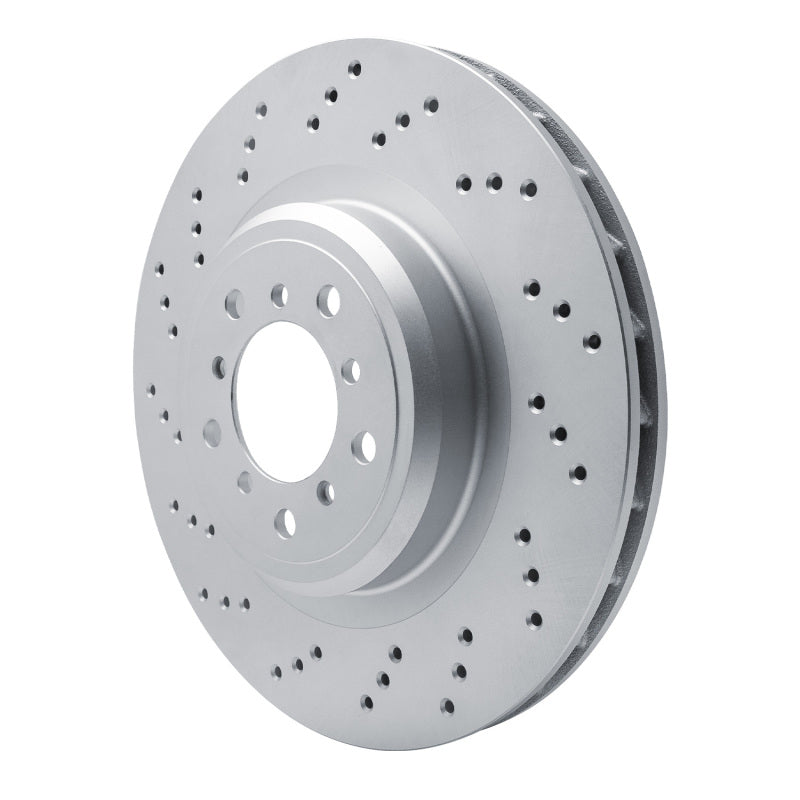 DFC 08-11 BMW 1 Series M Front Left Drilled Hi-Carbon Alloy Geomet Coated Rotor