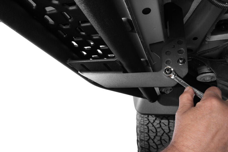 RealTruck 22-26 Toyota Tundra CrewMax Cab Growler Sport Running Boards - Textured Black