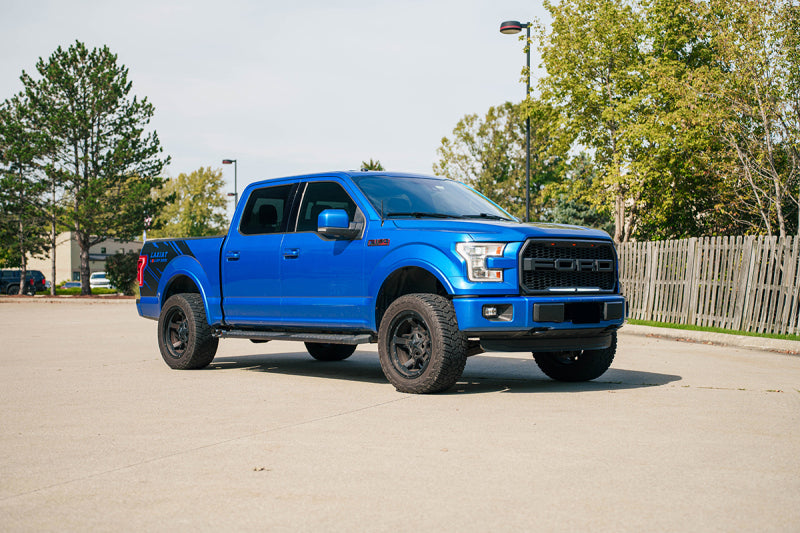 Corsa 15-20 Ford F-150 5.0L (157in WB) 3.0in Lightning Exit Catback w/ 3.5in Twin Black PVD Pro Tips