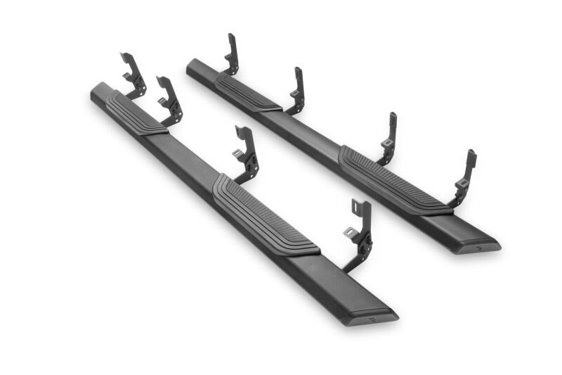 RealTruck 15-26 Chevy Colorado/GMC Canyon Crew Cab Traxio 4in Nerf Bars - Textured Black