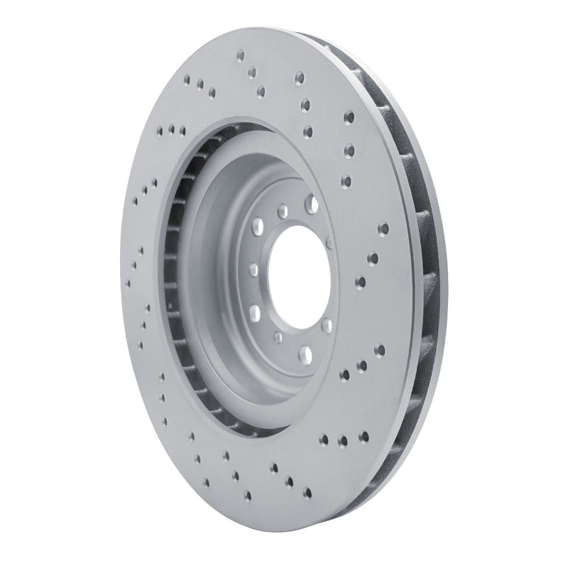 DFC 08-11 BMW 1 Series M Front Left Drilled Hi-Carbon Alloy Geomet Coated Rotor