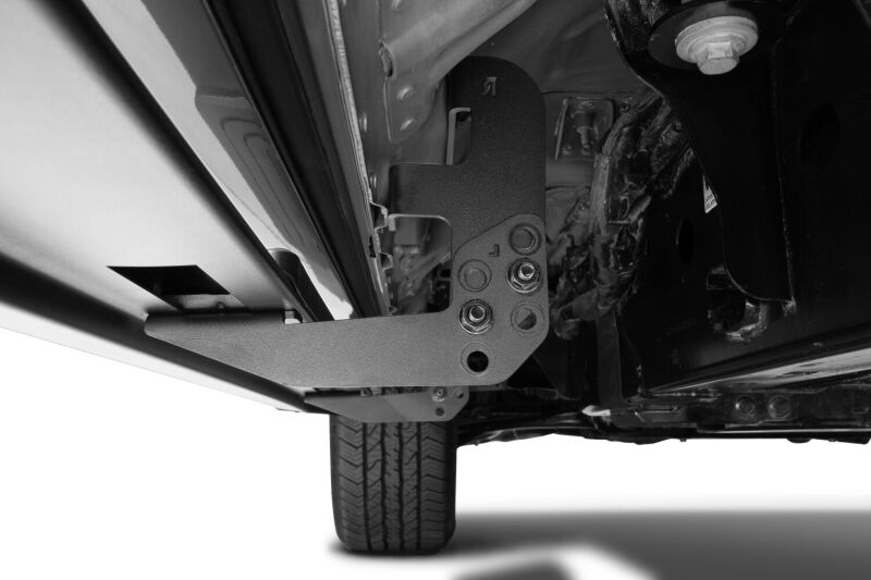 RealTruck 22-26 Toyota Tundra Double Cab Traxio 5in Nerf Bars - Textured Black